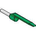 Embout E moyen 0,34mm² vert NF