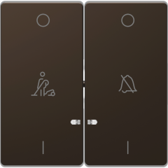 Enjo double mocca voyant+picto