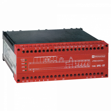 Preventa XPS-OT - contrôleur - arrêt point mort haut et course freinage - 115Vca