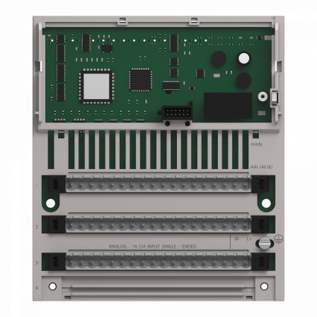 Modicon Momentum - entrée analogique distribuée - 16 entrées extrémité unique