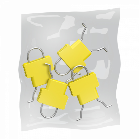 C60 - dispositif de condamnation pour poignée C120/NC45 à 125 - lot de 4