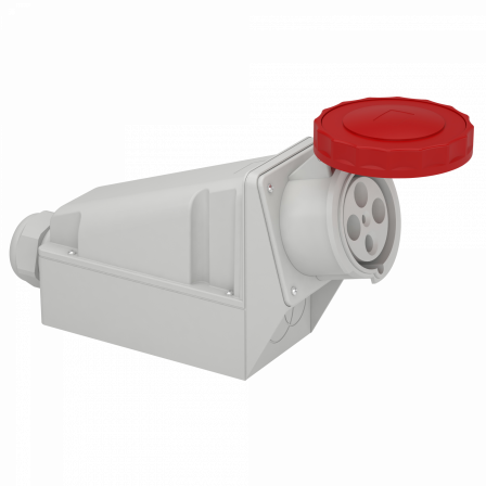 Mureva - socle de prise industrielle - 125 A - 3P+T - 380..415 VCA - IP 67