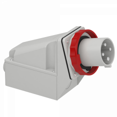 Mureva - socle de connecteur industriel - 63 A - 3P+T - 380..415V CA - IP67