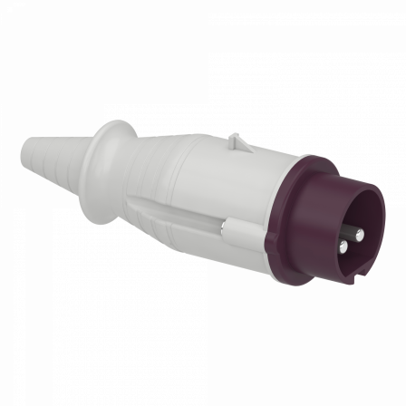 Mureva - fiche mobile industrielle - droite - 16 A - 2P - 20-25V CA - IP44