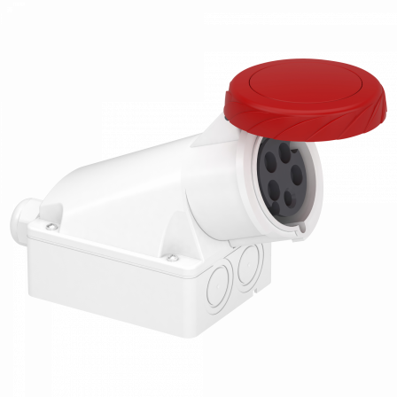 Mureva - socle de priseindustrielle - 32 A - 3P+N+T - 380-415 V CA - IP67