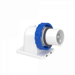 Mureva - socle de connecteur industriel - 16 A - 2P+T - 200-250V CA - IP67