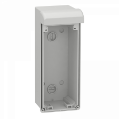 Mureva - boîtier mural pour 1 prise verrouillable sans prédéfonçage - 103x250mm