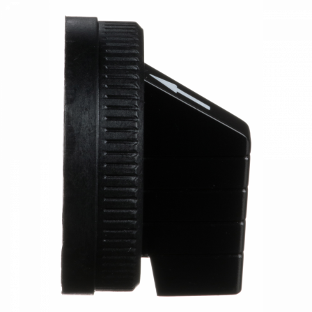 Harmony - poignée bouton tournant flèche haute - noir - pr bouton-tournant Ø30mm