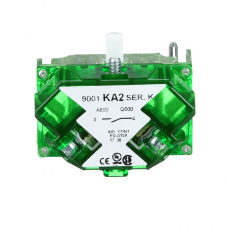 Harmony 9001K - bloc contact pour bouton - Ø30 - 1F bornes protégées