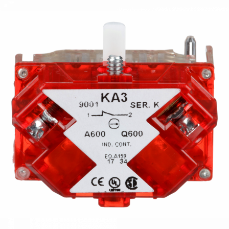 Harmony 9001K - bloc contact pour bouton - Ø30 - 1O bornes protégées