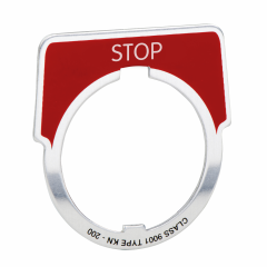 Harmony 9001K - étiquette - Ø30 - 40x43mm - STOP