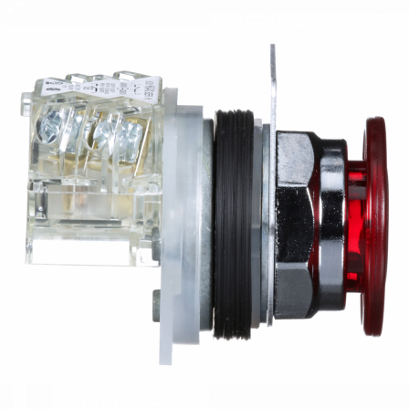 Harmony 9001K - bouton-pous. - Ø30 - rouge - coup-de-poing Ø41 - po.-tirer - 1OF