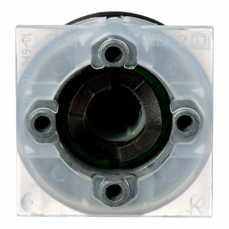 Harmony 9001K - bouton tournant - Ø30 - 2 pos. à rappel - à crosse - noir