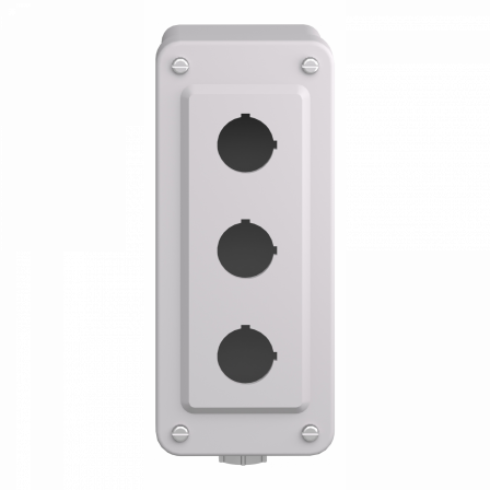 Harmony 9001SK - poste de commande vide - plastique - 3 découpes - Ø30