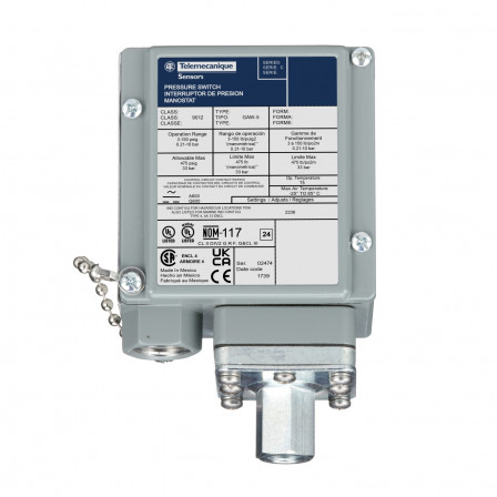 PRESSOSTAT 480VAC 10AMP G