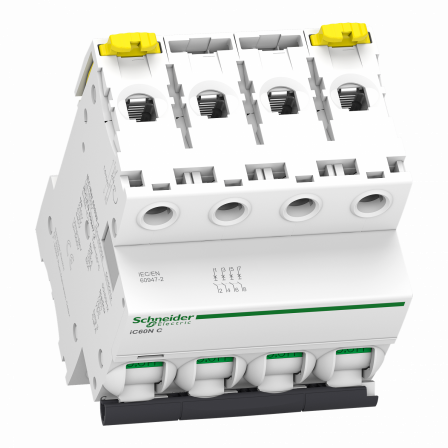 Acti9 iC60N - Disjoncteur - 4P - 25A - Courbe C - 400Vca - 6000A/10kA