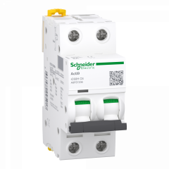 Acti9 iC60H - Disjoncteur - 2P - 6A - Courbe C - 400Vca - 10000A/15KA