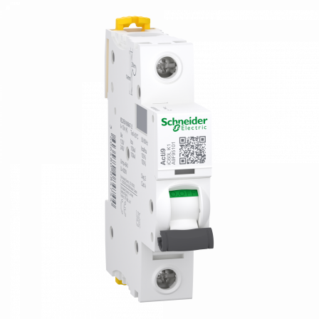 Acti9 iC60L - Disjoncteur - 1P - 1A - Courbe K - 230Vac - 15000A/100kA