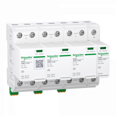 Acti9 IPRD1 F25r - Parafoudre autoprotégé - Type 1+2 - 3P - Imp=25kA/Icc=100kA