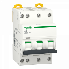 Acti9 iDT40N - Disjoncteur modulaire - 3P+N - 40A - Courbe C - 6000A/10kA