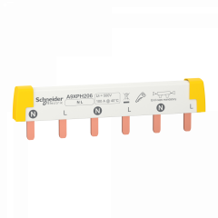Acti9 iC60 - peigne de raccordement à dents - 2P - 100A - 6 modules de 18mm