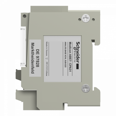 Telefast ABE7 - embase de raccordement - pour distribution de 8 entrées analog.