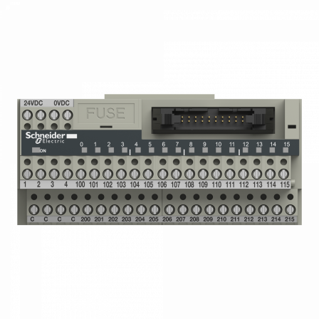 Telefast ABE7 - embase de raccordement passive - 16 entrées ou sorties - DEL