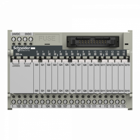 Telfast ABE7 - embase - relais embrochable - 16 voies - relais 5mm
