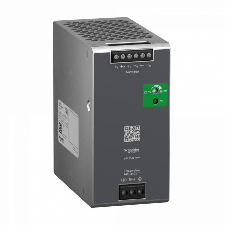 Modicon ABL - alimentation à découpage - 10A - 100à240Vca mono/biphasé - 24Vcc