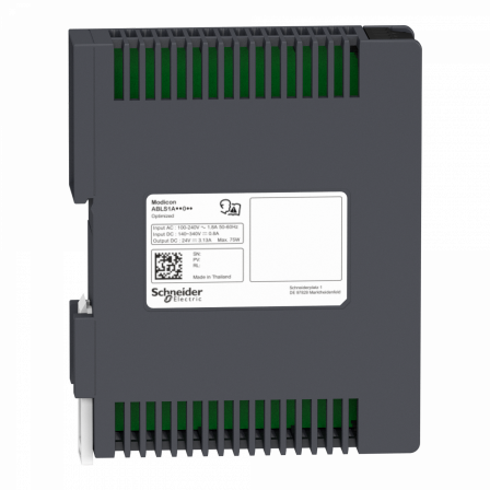 Modicon ABL - alimentation à découpage - 3,1A - 100à240Vca mono/biphasé - 24Vcc
