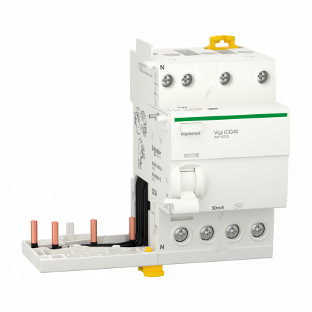 Acti9 iTG40 - Bloc dif. Vigi Tête de groupe - 3P+N - 25A - 30mA - Type AC