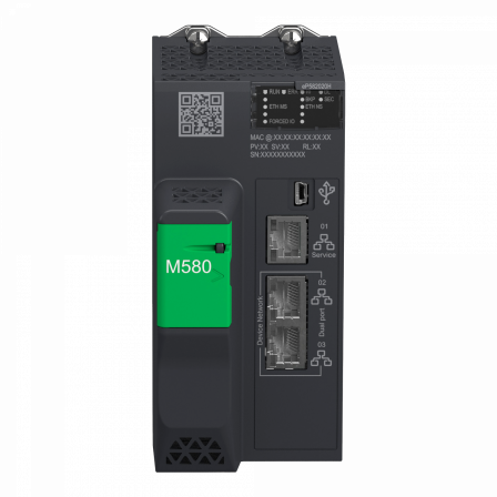 Modicon M580 - processeur - 2048 E/S TOR 512 E/S ANA - 3 Ethernet std - durci