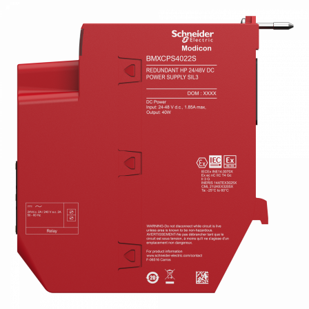 Alim de sécurité redondante 40W 24/48Vdc + fonctions de maintenance prédictive