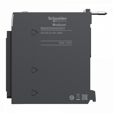 Modicon X80 - module 64 entrées TOR - 24Vcc - durci