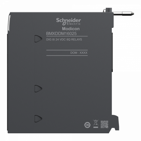 Modicon X80 - module 8 entrées / 8 sorties TOR - 24Vcc relais