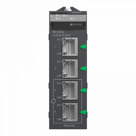 Coupleur Ethernet/IP et Modbus/TCP pour M340