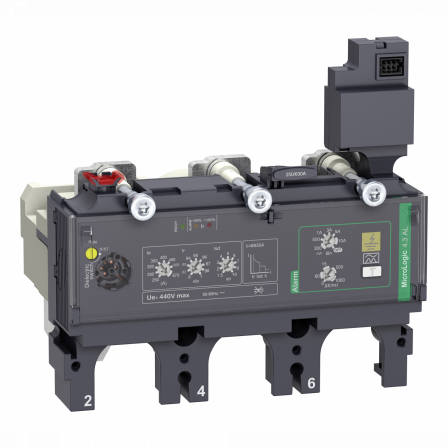 ComPacT NSX - déclencheur MicroLogic 4.3AL Vigi 570A - 3P3D pour NSX630