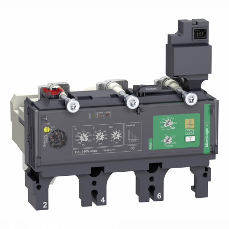 ComPacT NSX - Déclencheur MicroLogic 4.3 Vigi 400A - 3P3D pour NSX400-630