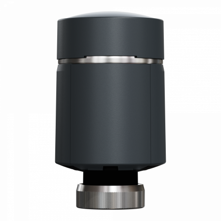 Wiser - tête de vanne thermostatique connectée liaison zigbee - anthracite