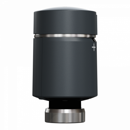 Wiser - tête de vanne thermostatique connectée liaison zigbee - anthracite