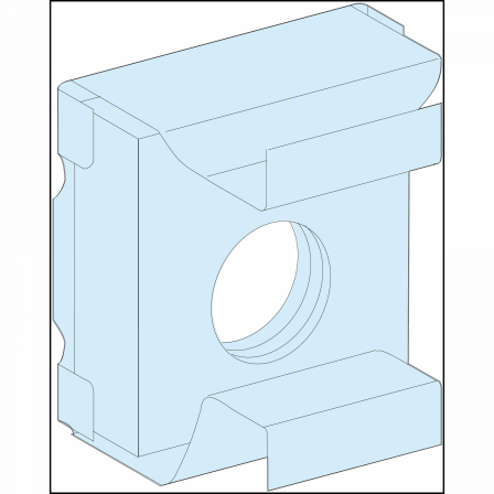 PrismaSeT G - Ecrous clipsables sur montant fonctionnel - lot de 20 - M6