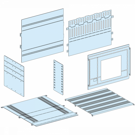 PrismaSeT P - Capot raccordement arrière MTZ2 - fixe ou débro