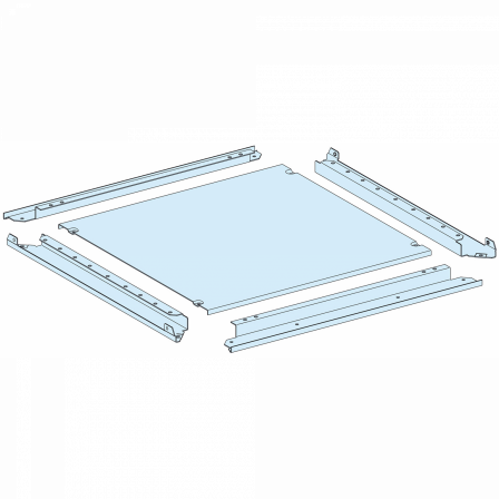 PrismaSeT P - Plaque passe-câbles pleine IP55 - L800 P400