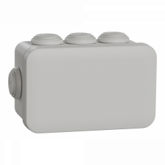 Mureva Box, boite de dérivation IP55 + embouts 105x65x55, gris