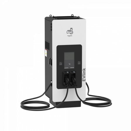 Evlink Pro DC 150 kW-2 prises : 2xCCS2-5 modules de 30 kW- Câble de 7,5 m