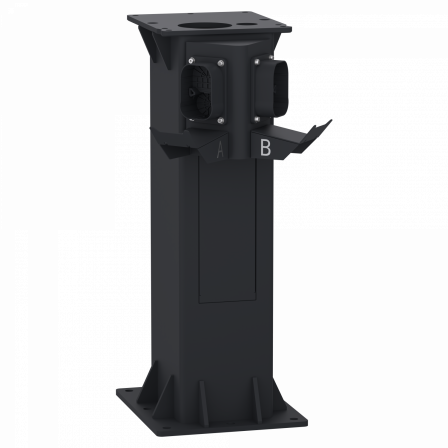 Evlink Pro DC - Pied pour borne - 2 prises CCS2 - Hauteur 75 cm