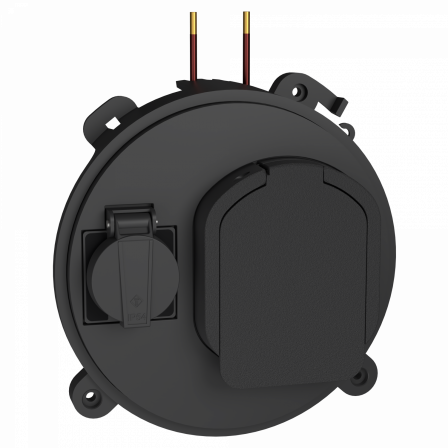 EVlink socle de prise T2S pour borne Pro AC monophasée avec prise domestique