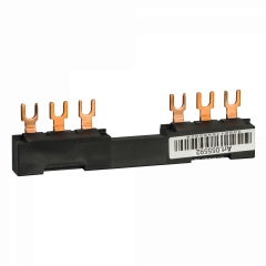 TeSys GV - jeu de barre tripolaire - 63A - 2 dérivations - pas 72 mm