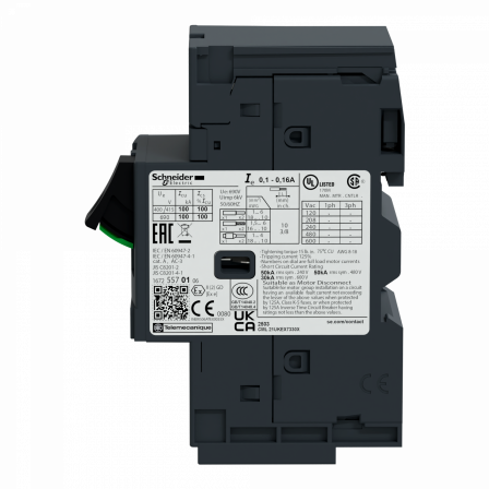TeSys GV2ME - disj. moteur - 17..23A - 3P 3d - déclencheur magnéto-thermique
