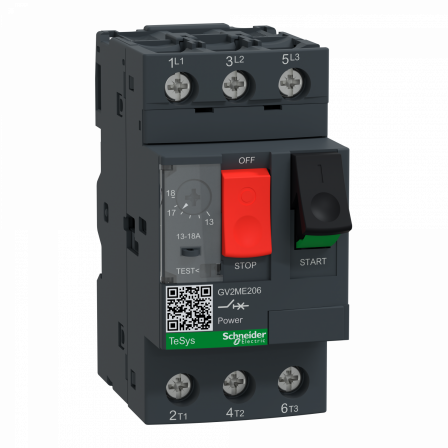 TeSys GV2ME - disj. moteur - 13..18A - 3P 3d - déclencheur magnéto-thermique